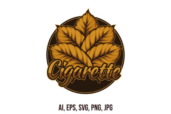 Cigarette Logo Design Template