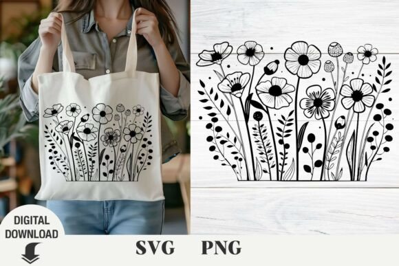 Flower Svg, Wildflowers, Floral Svg, Sum