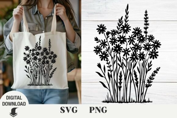 Flowers Svg, Wildflowers, Floral Svg