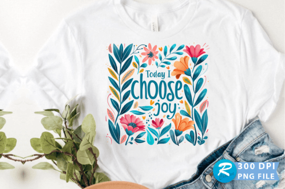 Today I Choose Joy PNG Design