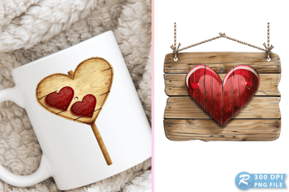 Valentine Wooden Signs Exquisite Clipart